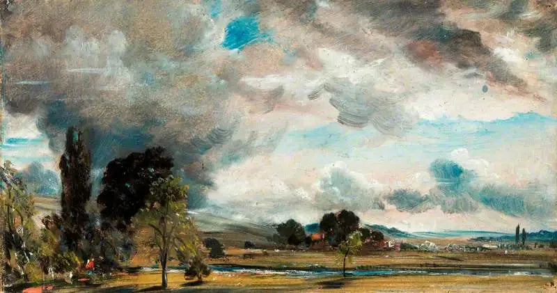 Vista di Salisbury, dalla biblioteca della casa dell'arcidiacono Fisher - John Constable
