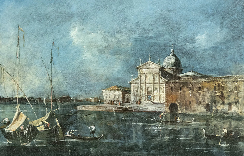 Vista di San Giorgio Maggiore a Venezia - Francesco Guardi