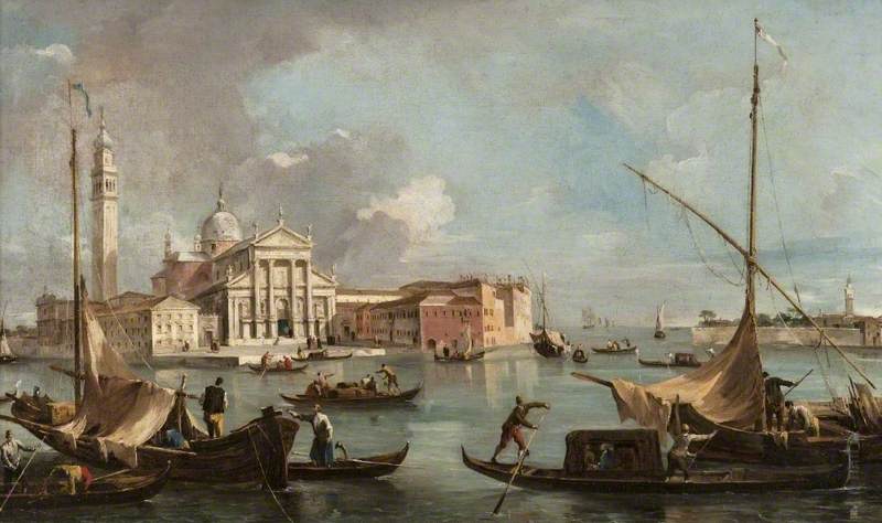 Vista di San Giorgio Maggiore, Venezia - Francesco Guardi
