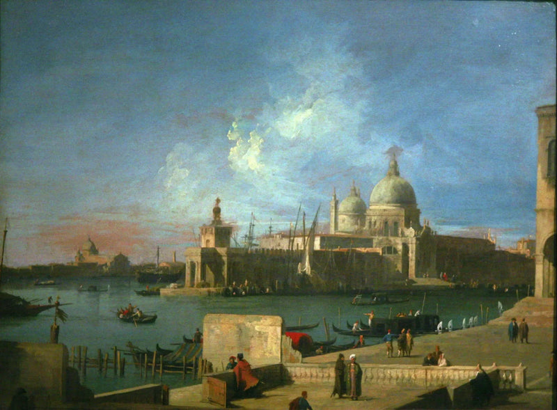 Vista di Santa Maria della Salute, dalla entrada del Gran Canal - Canaletto