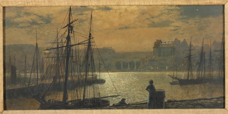 Vista di Scarborough - John Atkinson Grimshaw