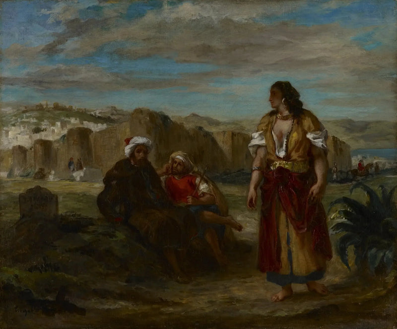 Vista di Tangeri - Eugène Delacroix