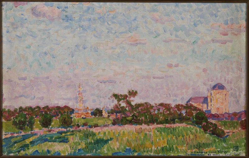 Veduta di Veere - The��o van Rysselberghe