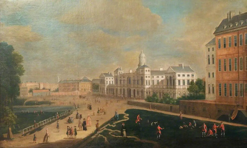 Vista di Whitehall, Nuovo Horse Guards - Canaletto