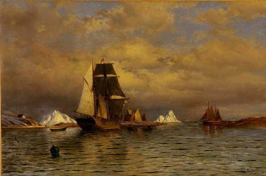 Vista da Battle Harbour - William Bradford