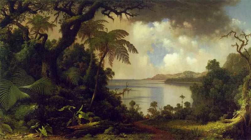 Vista da Fern Tree Walk, Giamaica - Martin Johnson Heade