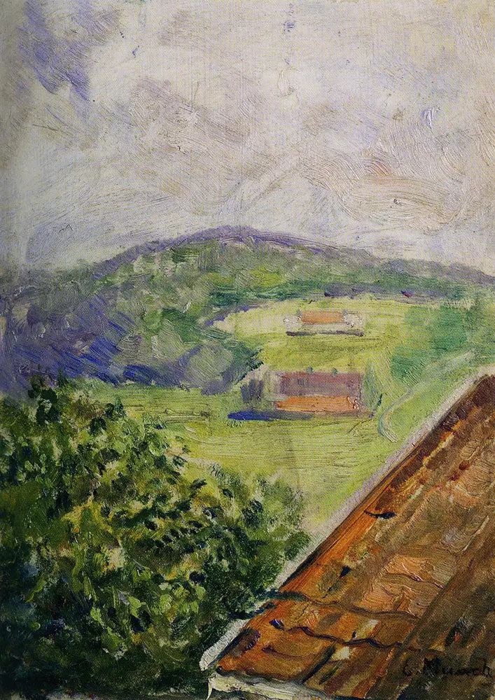 Vista da Hauketo - Edvard Munch
