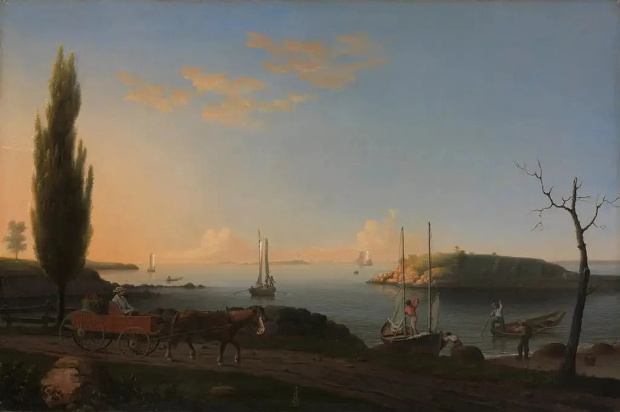 Vista da Kettle Cove, Manchester-by-the-Sea - Fitz Henry Lane