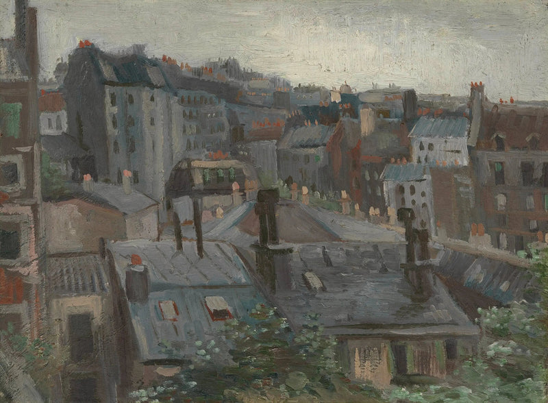 Vista dall'atelier di Vincent - Vincent van Gogh