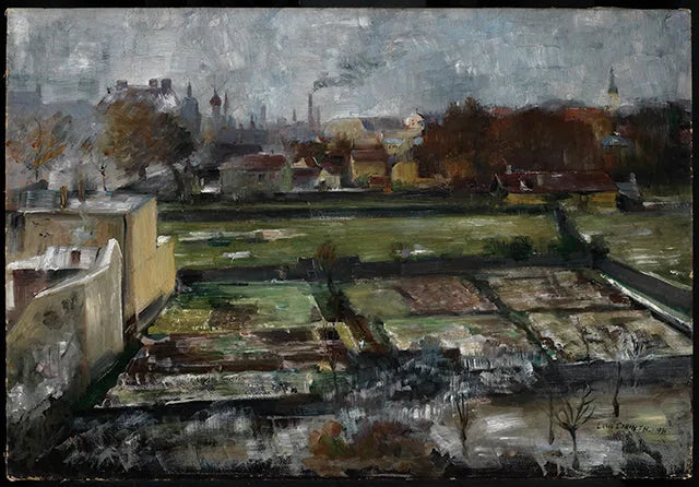 Vista dallo studio di Monaco - Lovis Corinth