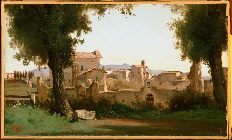 Vista dai giardini Farnèse - Jean-Baptiste Camille Corot