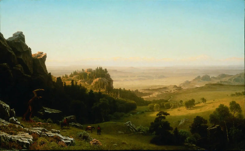 Vista dalle montagne di Wind River, Wyoming - Albert Bierstadt