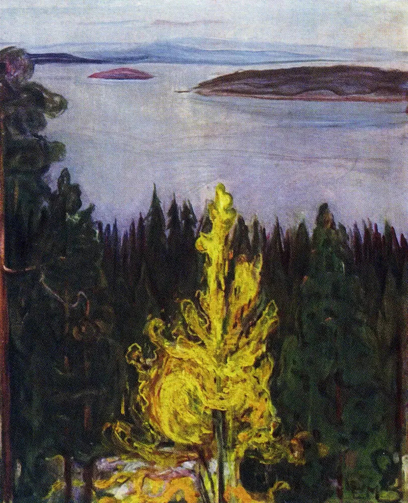 Vista da Nordstrand - Edvard Munch