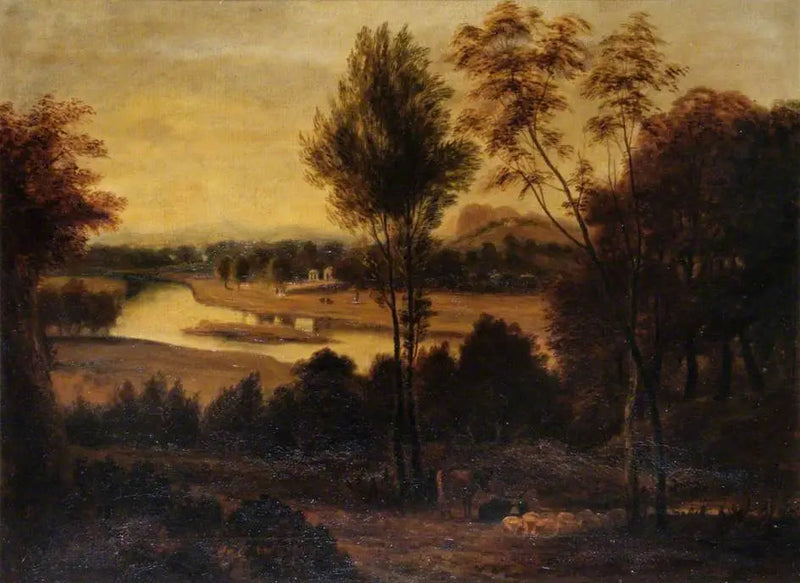 Vista da Wick House, Richmond, Surrey - Joshua Reynolds