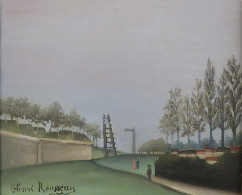 Vista delle fortificazioni a sinistra della porta di Vanves - Henri Rousseau