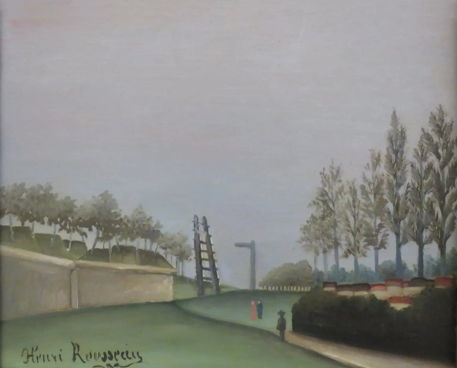Vista delle fortificazioni a sinistra della porta di Vanves - Henri Rousseau