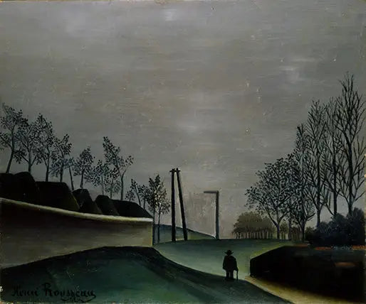 Vista delle fortificazioni - Henri Rousseau