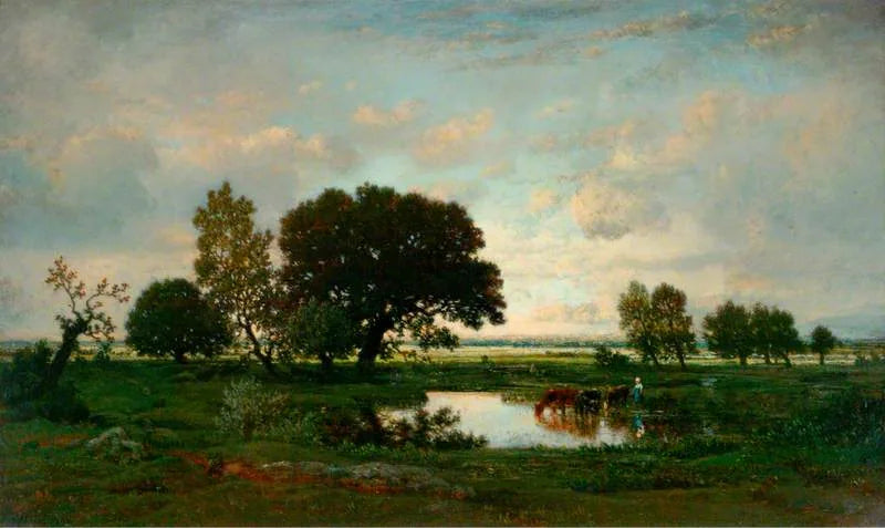 Veduta della regione delle Landes, vicino a Bordeaux - Théodore Rousseau