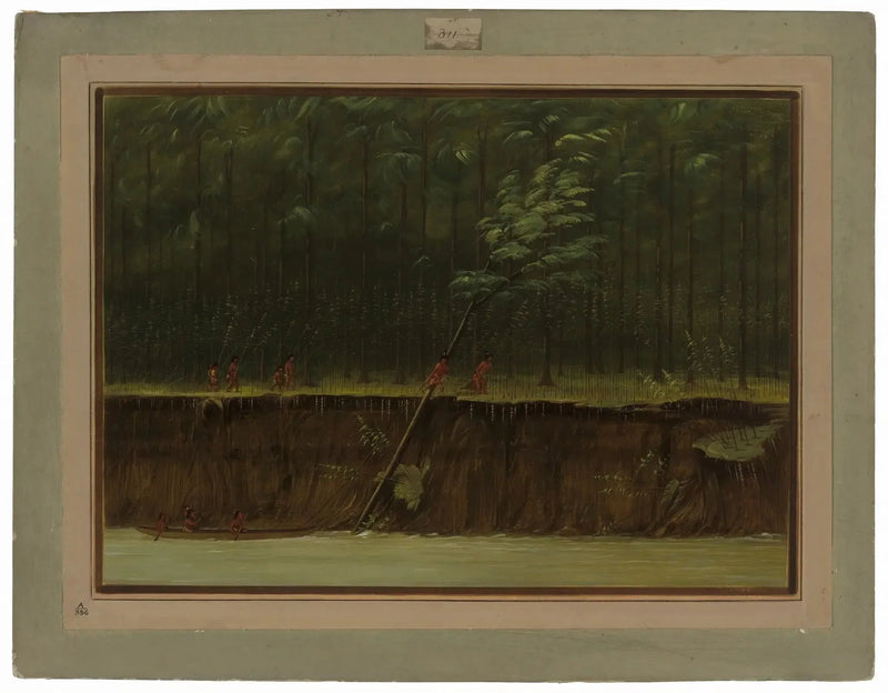 Vista del Río Mississippi Inferiore - George Catlin