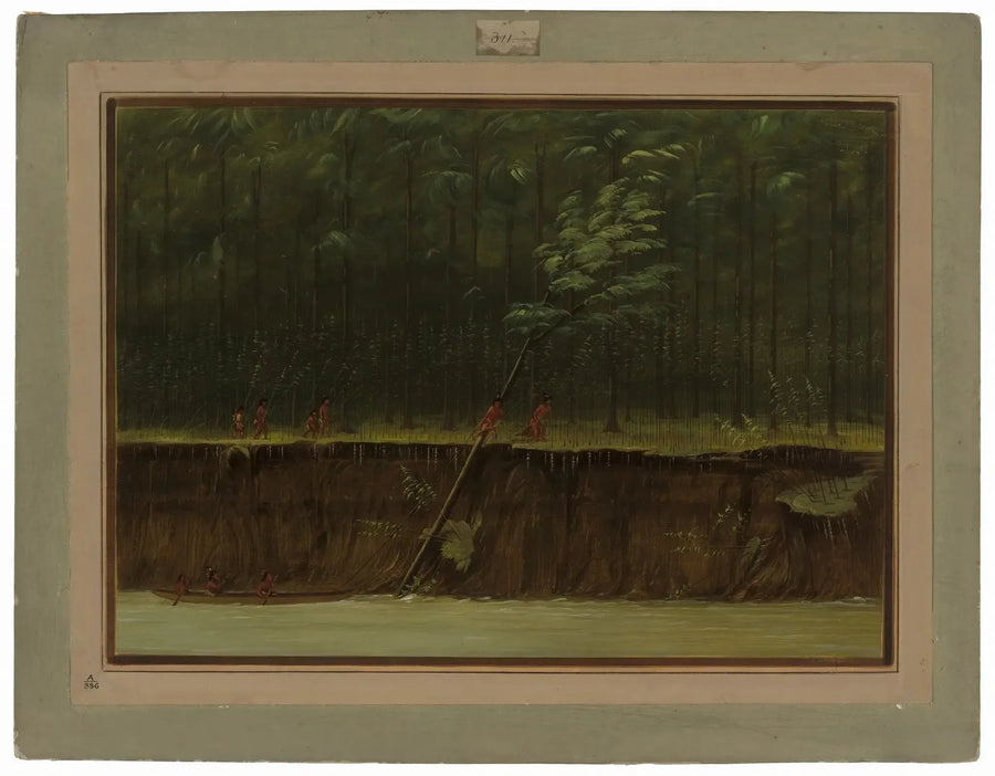 Vista del Río Mississippi Inferiore - George Catlin