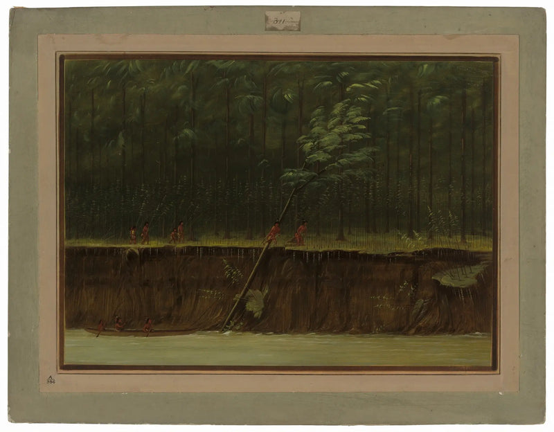 Vista del Río Mississippi Inferiore - George Catlin