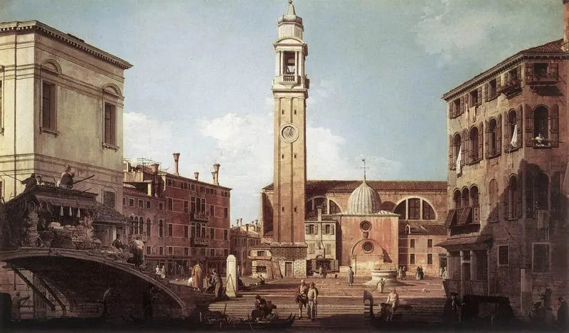 Vista del campo dei Santi Apostoli - Canaletto
