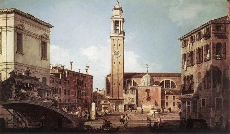 Vista del campo dei Santi Apostoli - Canaletto