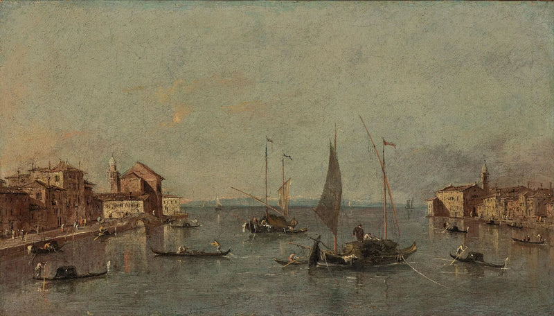 Vista del Canale della Giudecca, Venezia - Francesco Guardi
