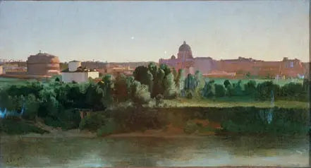 Vista del castello di Sant'Angelo - Jean-Baptiste Camille Corot