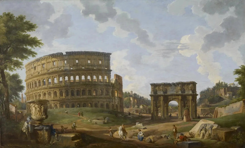 Vista del Colosseo - Giovanni Paolo Panini