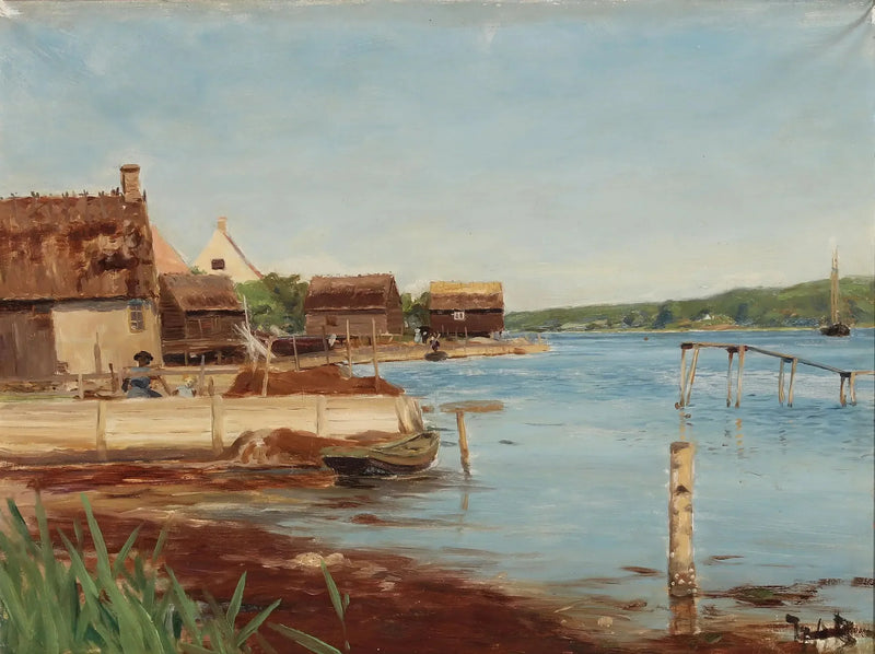 Vista del fiordo di Roskilde a Jyllinge. - H. A. Brendekilde