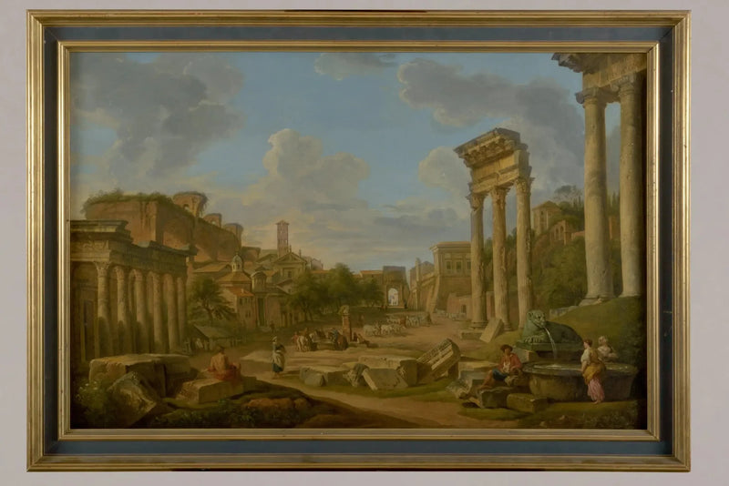 Vista del foro a Roma - Giovanni Paolo Panini