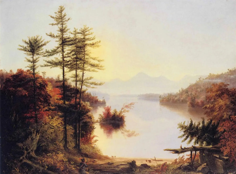 Vista del lago Winnipiseogee - Thomas Cole