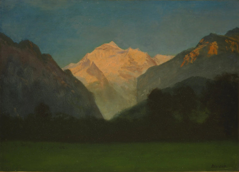 Vista del parco dei Ghiacciai - Albert Bierstadt