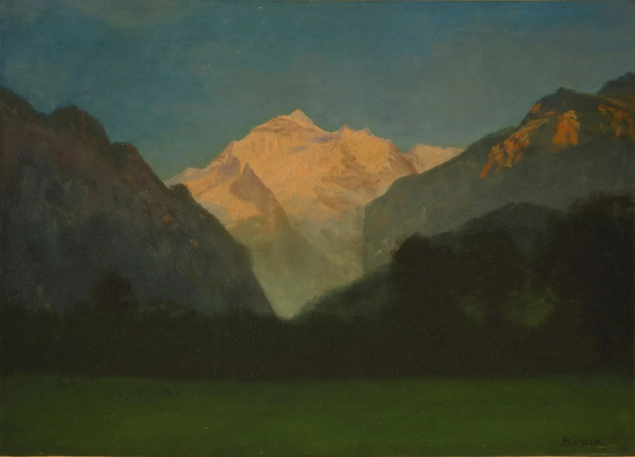 Vista del parco dei Ghiacciai - Albert Bierstadt