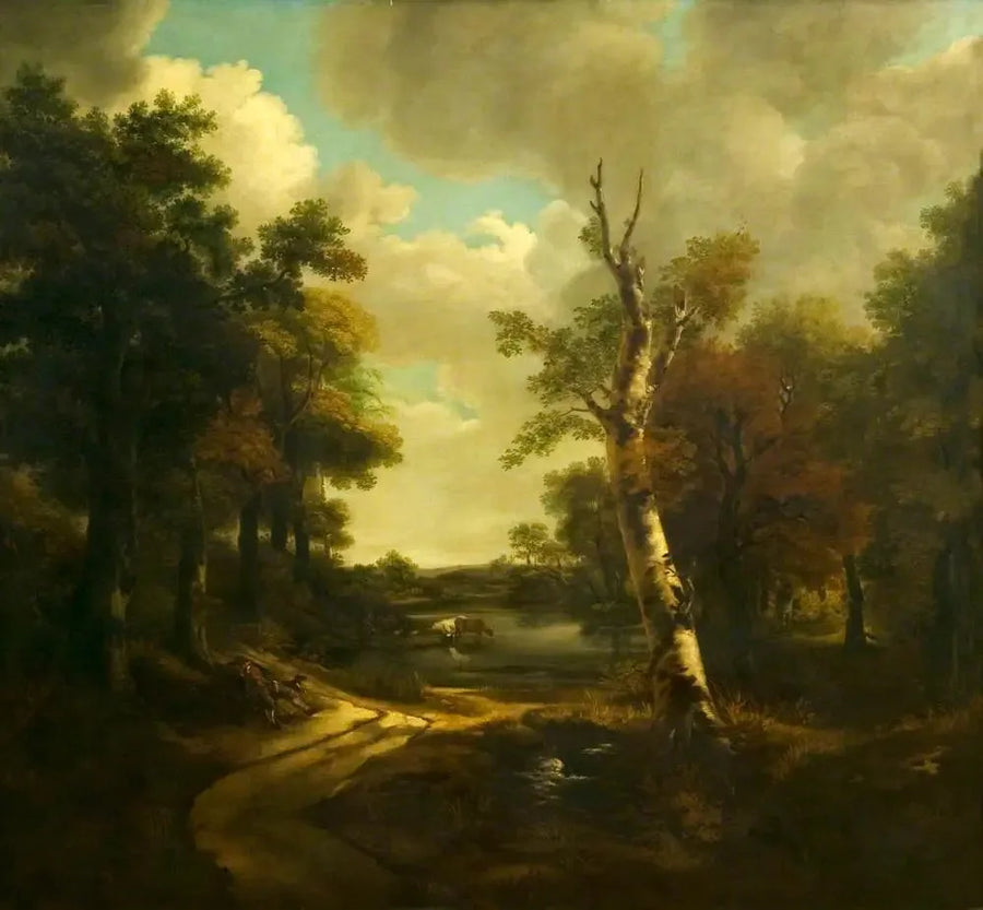 Vista del parco Drinkstone, Stowmarket, Suffolk - Thomas Gainsborough