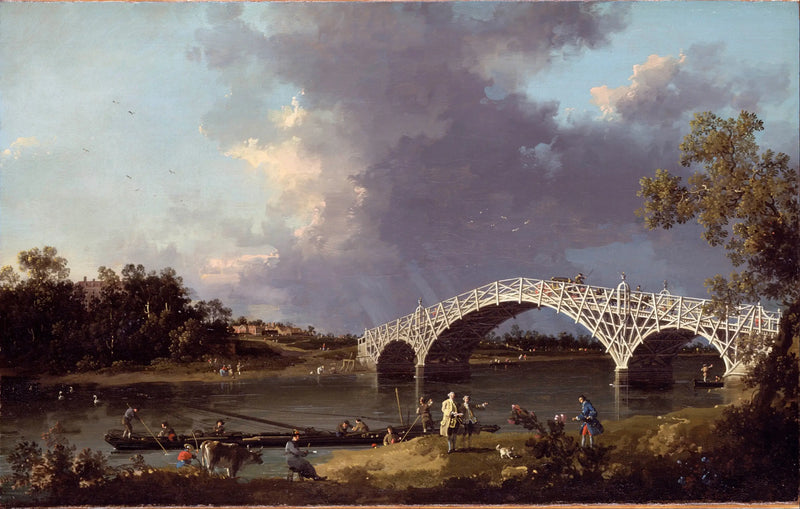 Vista sul ponte di Walton - Canaletto