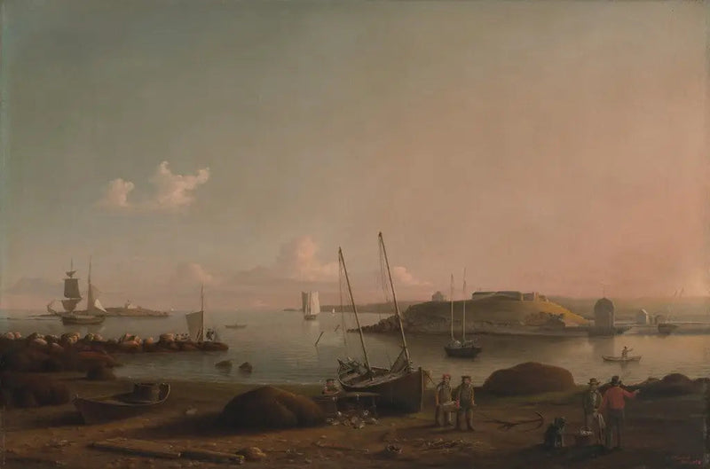 Vista del porto di Gloucester - Fitz Henry Lane
