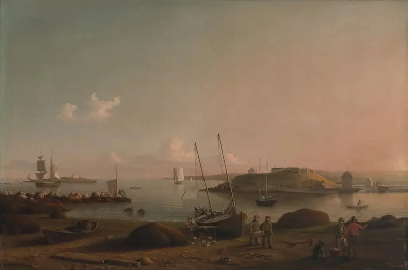 Vista del porto di Gloucester - Fitz Henry Lane