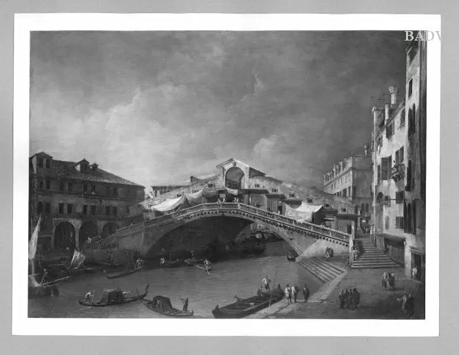 Vue du Rialto à Venise - Canaletto - Alpha Reproduction
