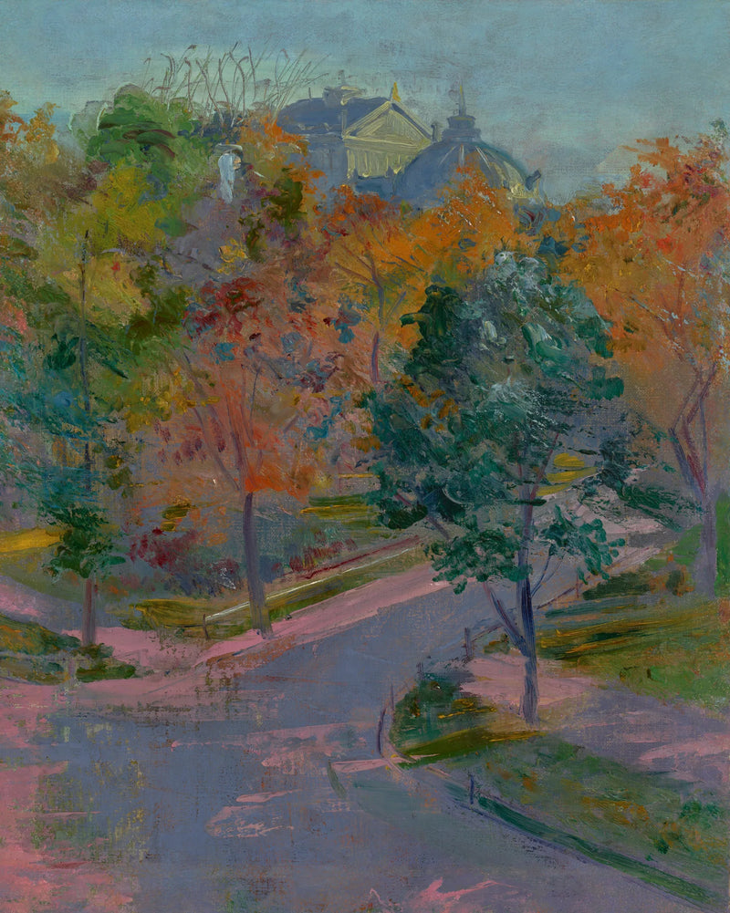 Veduta del Teatro Comunale di Cracovia da via Zacisze - Stanisław Wyspiański