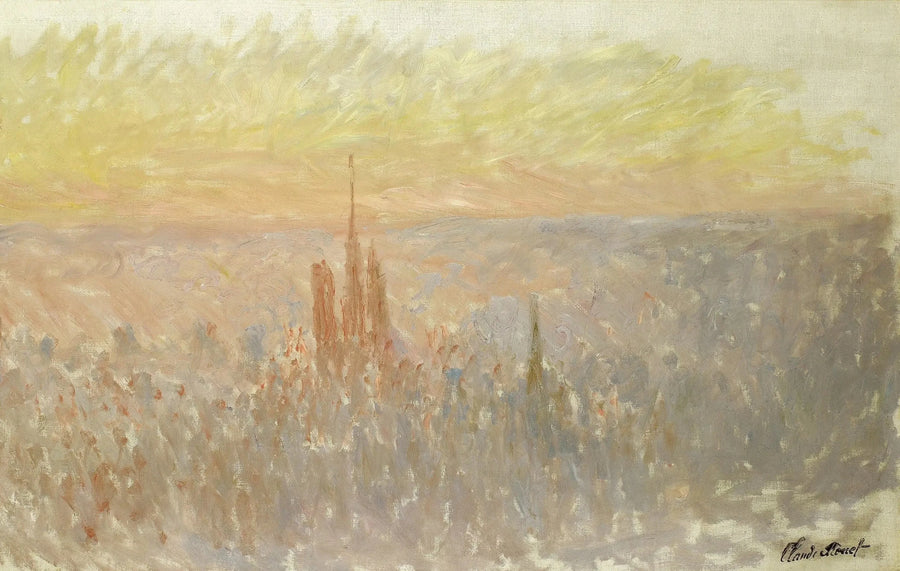Veduta generale di Rouen W1315 - Claude Monet