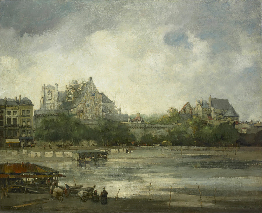 Vue de Nantes. - Willem Leonardus Bruckman