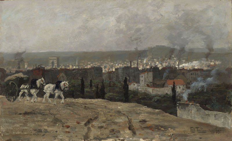 Vista parigina - Frits Thaulow