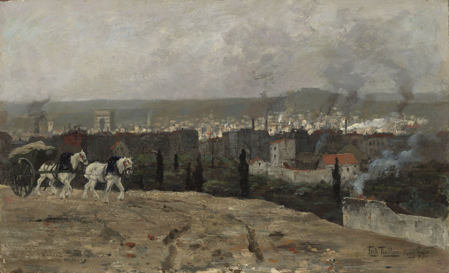 Vista parigina - Frits Thaulow