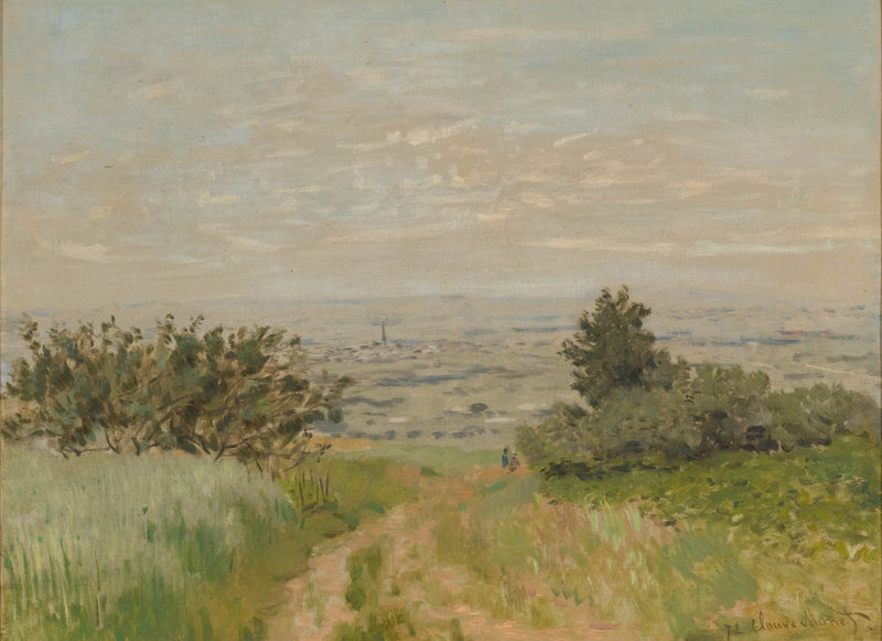Vista sulla pianura di Argenteuil, pendii del Sannois W220 - Claude Monet