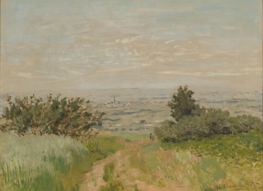 Vista sulla pianura di Argenteuil, pendii del Sannois W220 - Claude Monet