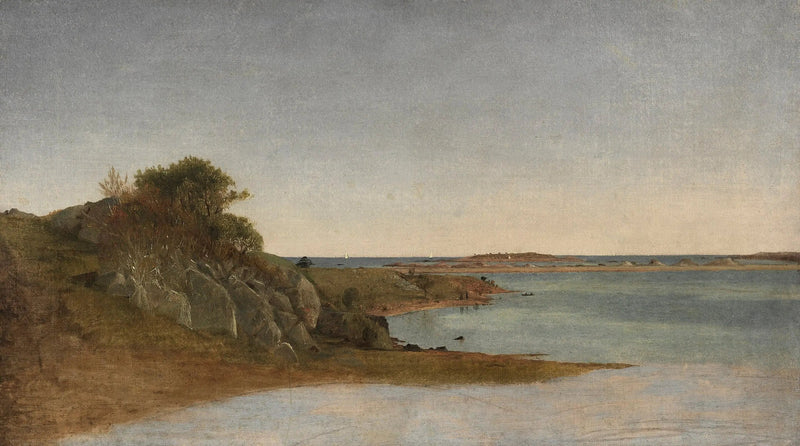 Vista vicino a Newport - John Frederick Kensett