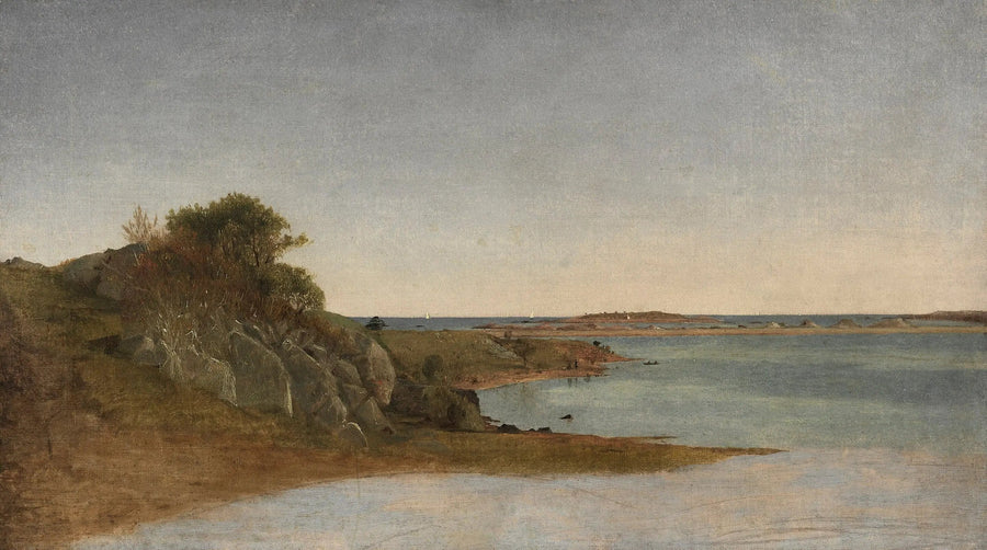 Vista vicino a Newport - John Frederick Kensett