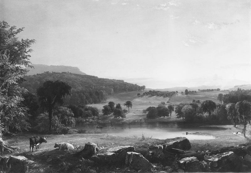 Vista vicino a Sherburne, contea di Chenango, New York - Jasper Francis Cropsey